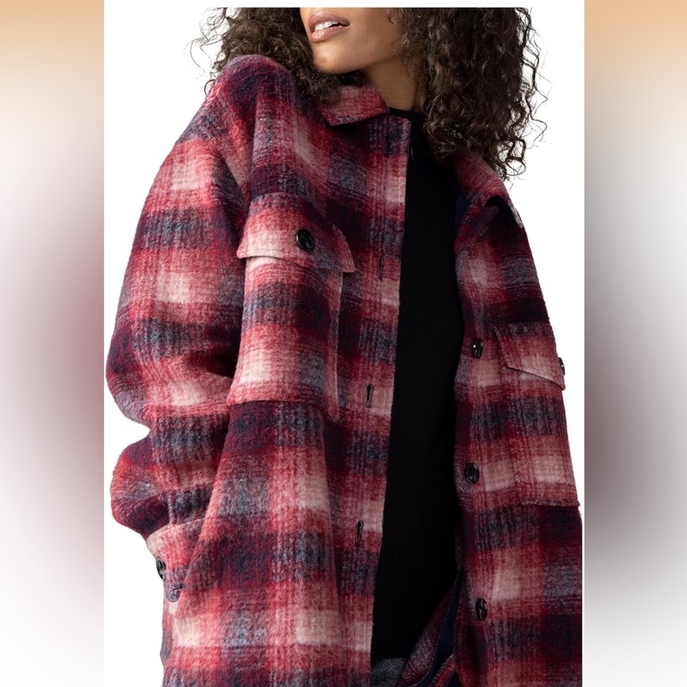 Sanctuary Town Jacket Woodland Plaid Women’s Small